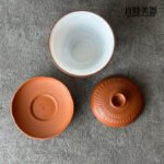 朱泥聚香蓋碗 100ml