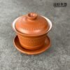 S__93487150_0 朱泥聚香蓋碗 100ml