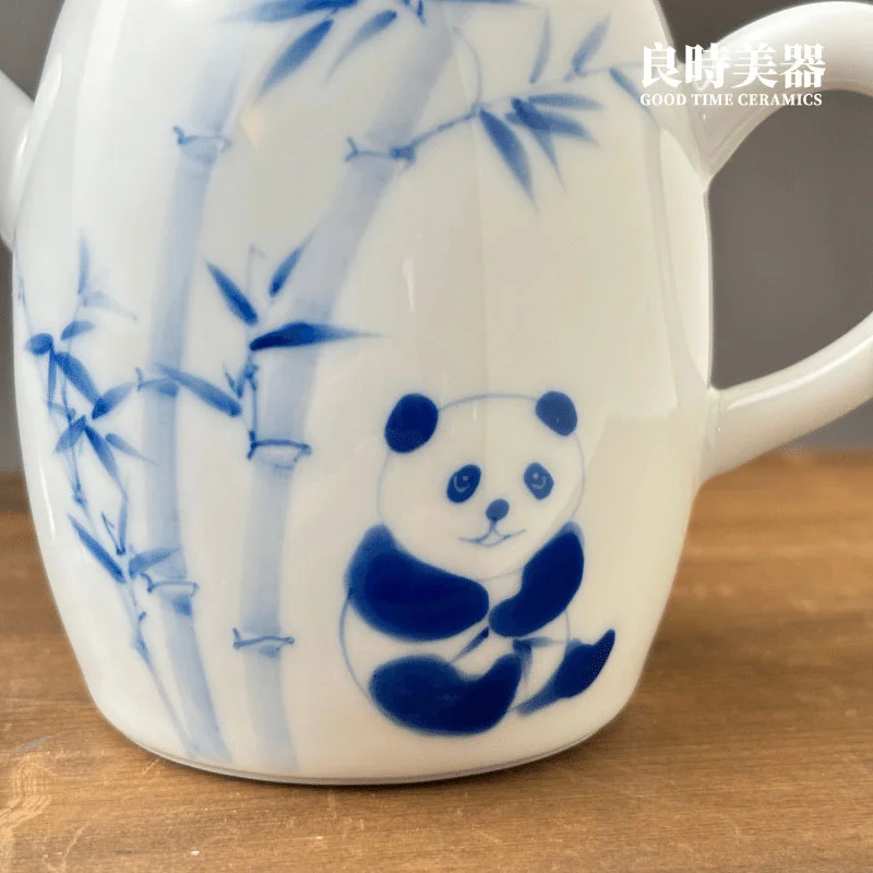 青瓷熊貓壺品茗壺155ml - 良時美器GoodTimeCeramics鶯歌茶具推薦