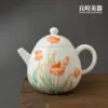 手繪郁香壺 手繪郁香壺 品茗壺 140ml