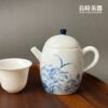 青花瓷蘭花壺 青花瓷蘭花壺 品茗壺155ml