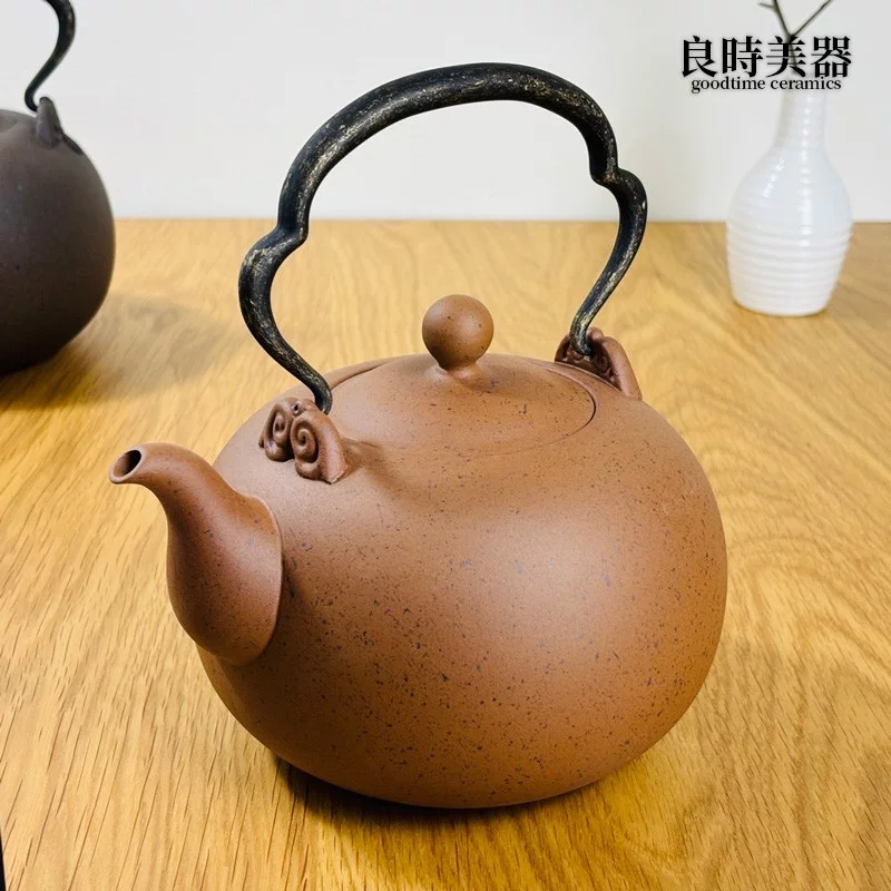 【墨泥】墨泥/段泥丸球提梁燒水壺1100ml