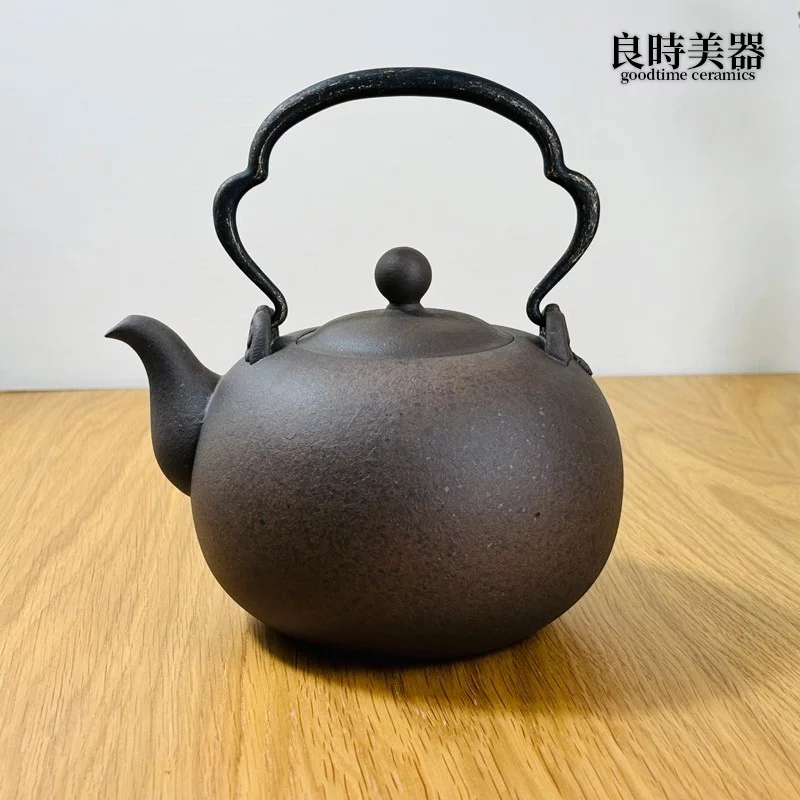【墨泥】墨泥/段泥丸球提梁燒水壺1100ml