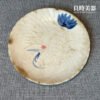 台灣古物浮雕水繪天鶴壺承 乾泡台