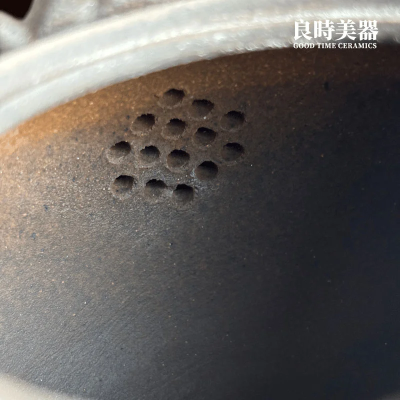 【墨泥】墨泥竹圓潤提梁壺500ml