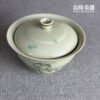 手繪綠石蓋碗 110ml