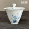 手繪立蘭蓋碗 100ml