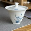 手繪立蘭蓋碗 100ml