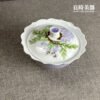 手繪紫花蓋碗 (2) 手繪紫花蓋碗90ml
