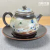 【王文玉】柴燒五彩岩礦手拉壺300ml