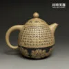 陳文全-(4) 【陳文全大師製壺x羅榮輝刻】心經壺|絕版收藏