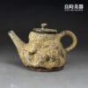 【田承泰】柴燒灰釉蟲蛀手捏壺 180ml 了不起的匠人
