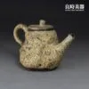 【田承泰】柴燒灰釉蟲蛀手捏壺 180ml 了不起的匠人