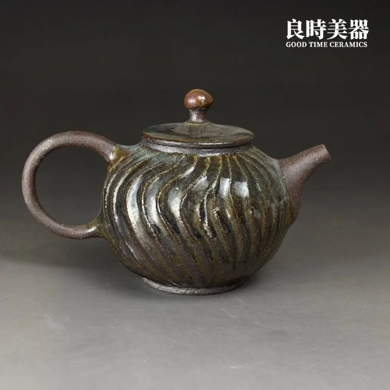 【許旭倫】岩礦志野藻綠壺 200ml