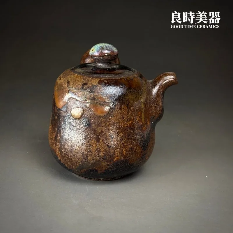 許旭倫】岩礦志野側把壺170ml - 良時美器GoodTimeCeramics台灣茶具