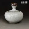 【許旭倫】汝窯槌瓶茶葉罐 汝窯槌瓶聚寶盆