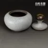【許旭倫】汝窯槌瓶茶葉罐 汝窯槌瓶聚寶盆