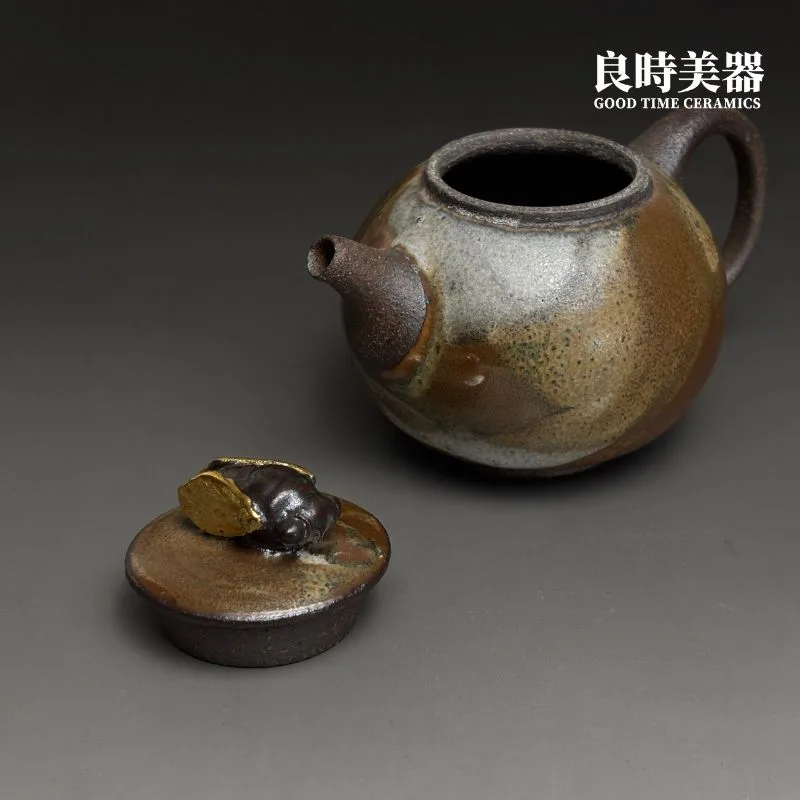許旭倫】岩礦金蟬壺210ml - 良時美器GoodTimeCeramics台灣茶具