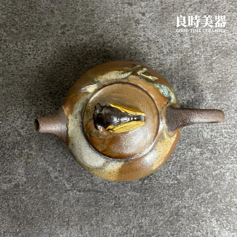 許旭倫】岩礦金蟬壺210ml - 良時美器GoodTimeCeramics台灣茶具