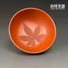 【陳政嵐】紫砂/朱泥楓葉杯 70ml