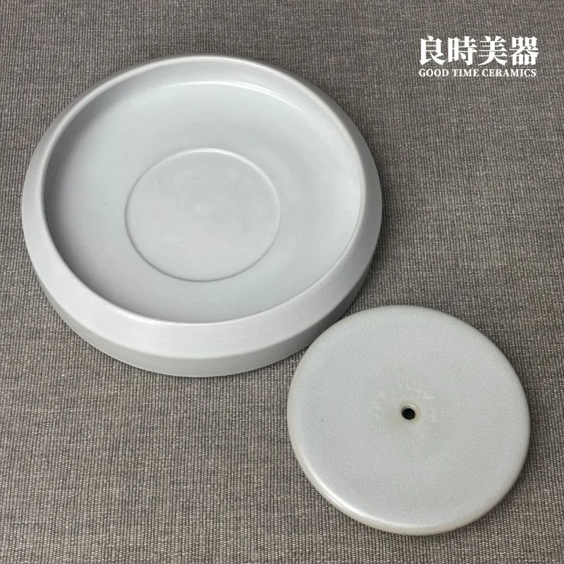 汝窯壺承 兩件式冰裂壺承 乾泡台