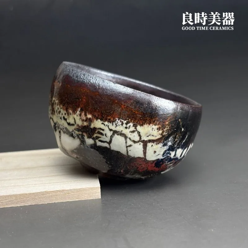【永隆】志野燒山霧杯