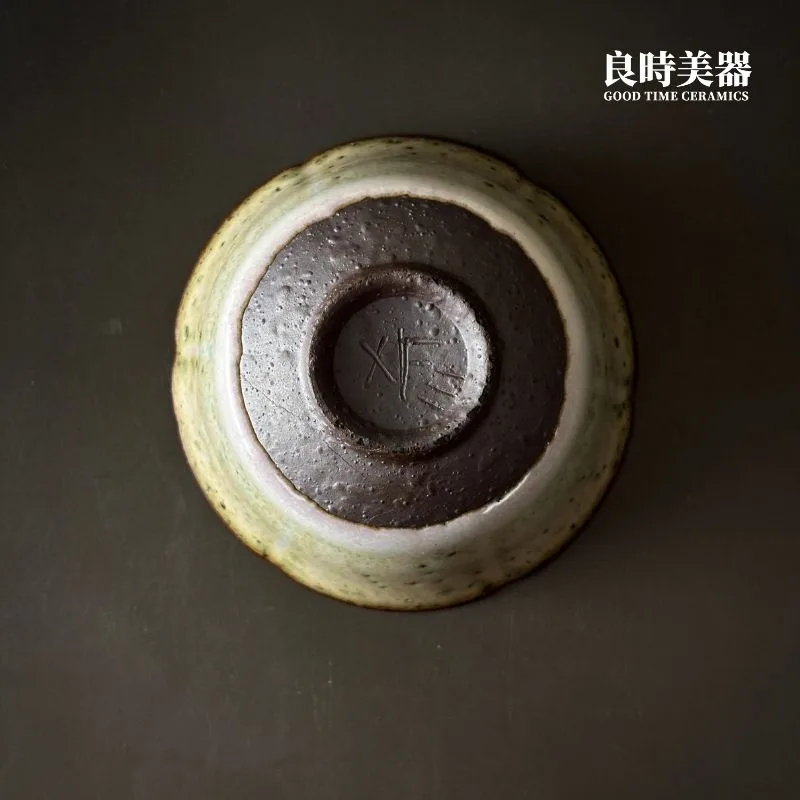 【永隆】手作岩礦花朵茶杯 75ml