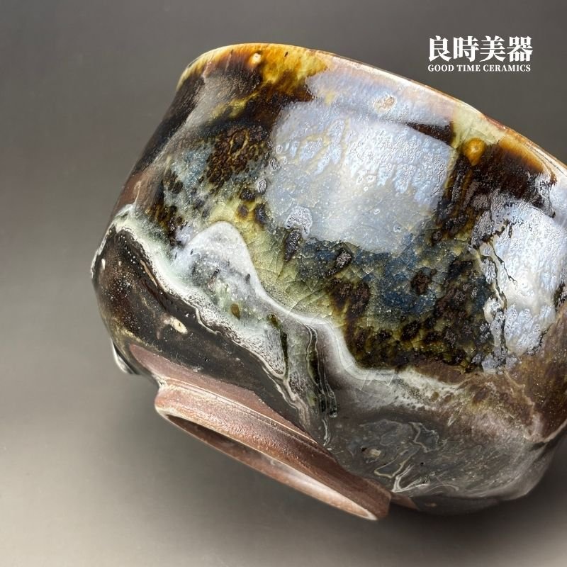 【許旭倫】志野燒山水大茶碗1000ml 16.5cm