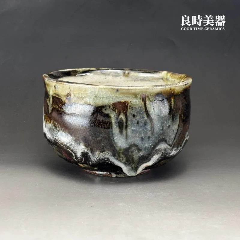 【許旭倫】志野燒山水大茶碗1000ml 16.5cm