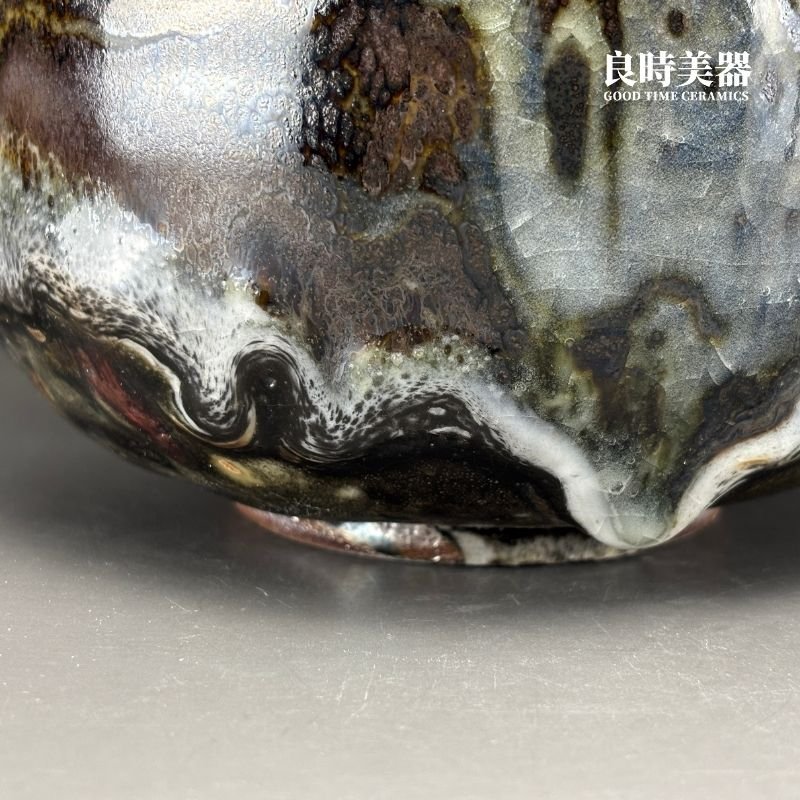 【許旭倫】志野燒山水大茶碗1000ml 16.5cm