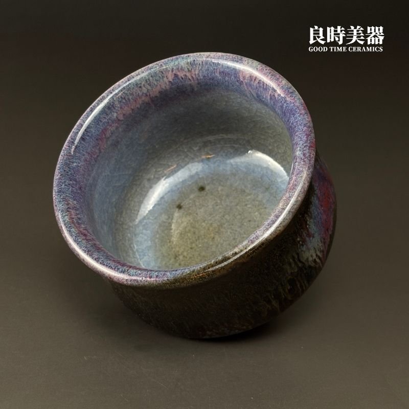 【許旭倫】志野釉紫山水 主人茶杯220ml
