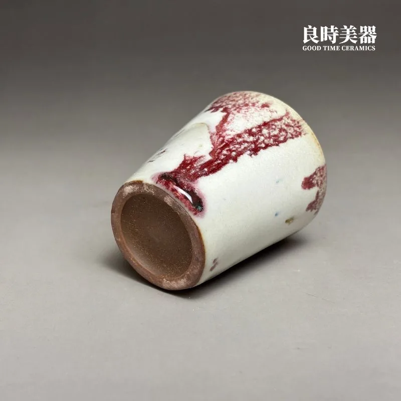 志野燒釉厚釉變立品茶杯 40ml