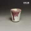 志野燒釉厚釉變立品茶杯 40ml