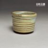 灰綠釉陶茶杯 55ml