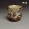 志野燒釉變手作直筒杯 85ml