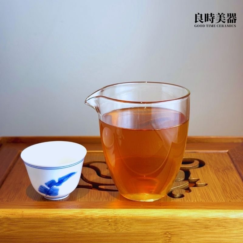 玻璃加厚手拿茶海 300ml