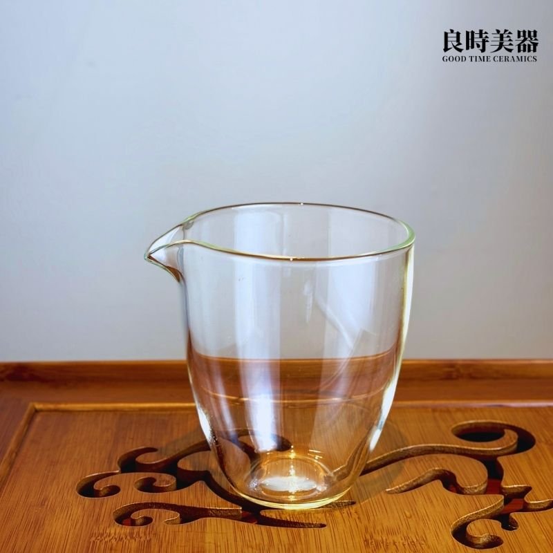 玻璃加厚手拿茶海 300ml