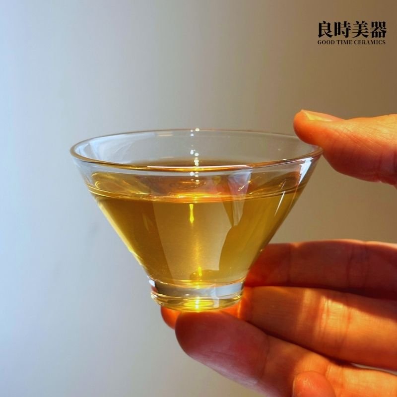 高透水波玻璃茶杯 50ml