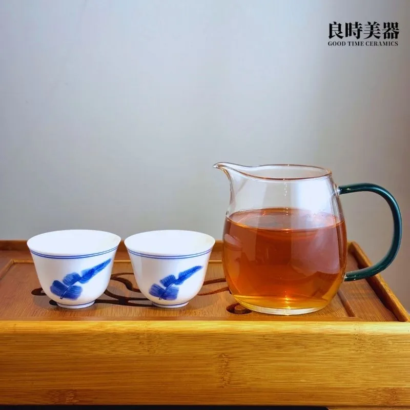圓柱玻璃茶海 320ml