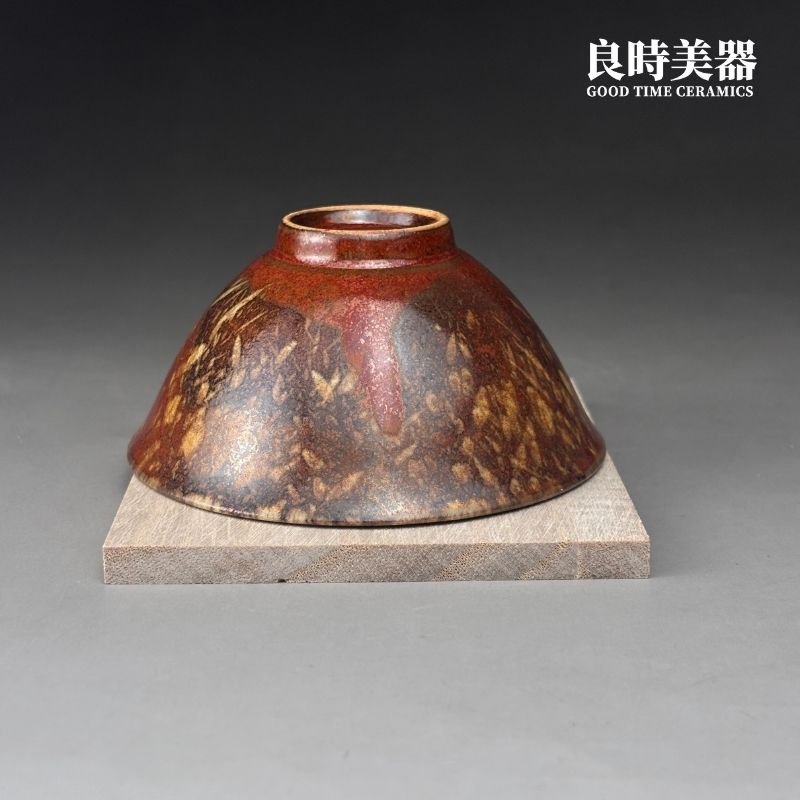 【永隆】釉變火炎台灣陶藝杯 100ml