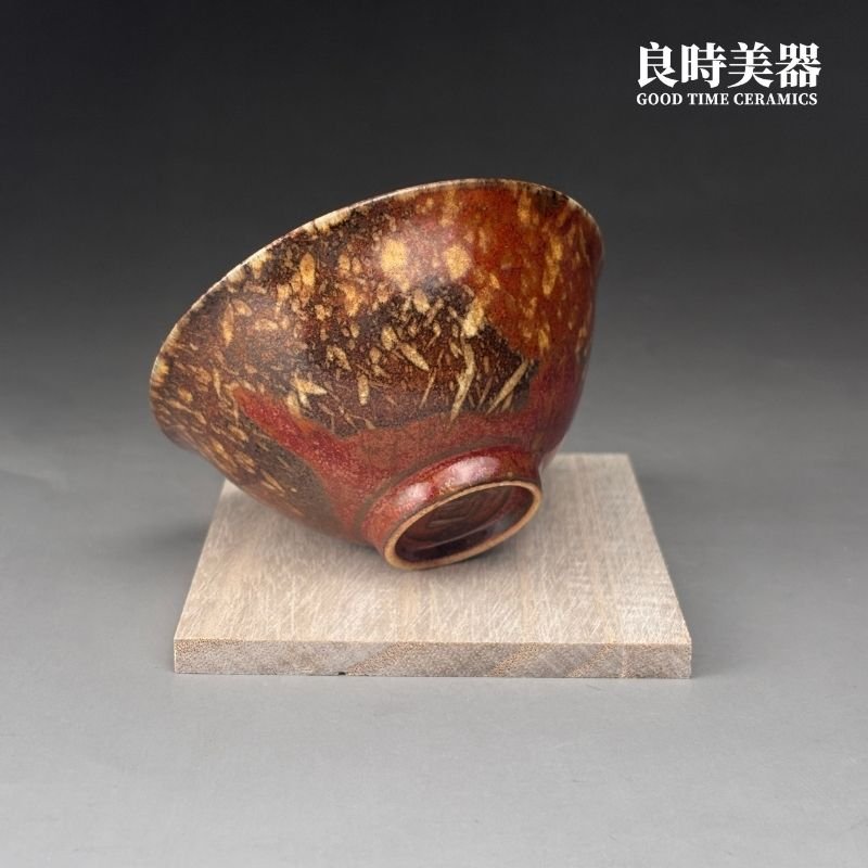 【永隆】釉變火炎台灣陶藝杯 100ml
