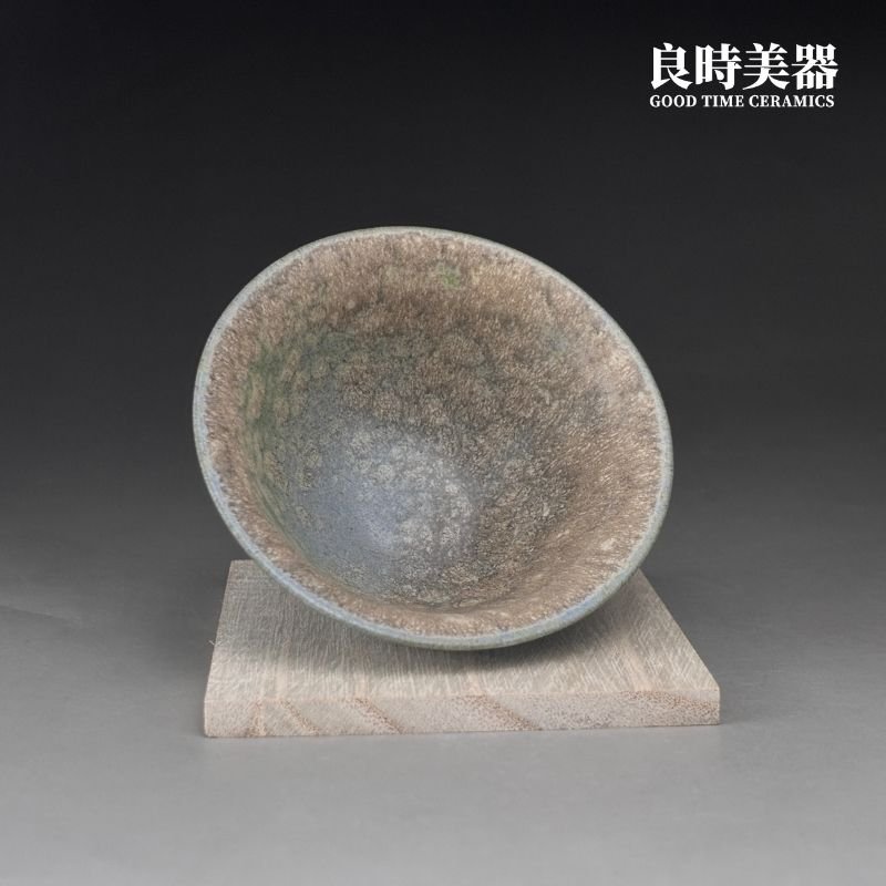 【永隆】釉變岩綠台灣陶藝杯 100ml