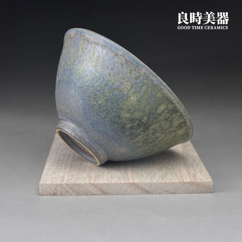 【永隆】釉變岩綠台灣陶藝杯 100ml