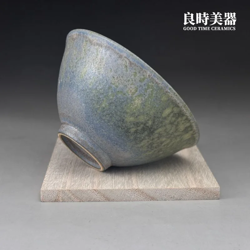 hmc2-26 (2) 【永隆】釉變岩綠陶藝杯 100ml