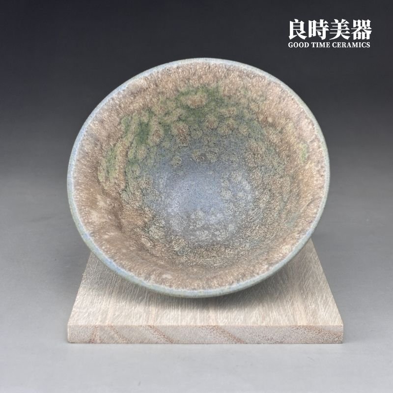 【永隆】釉變岩綠台灣陶藝杯 100ml