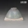 hmc2-26 (4) 【永隆】釉變岩綠陶藝杯 100ml