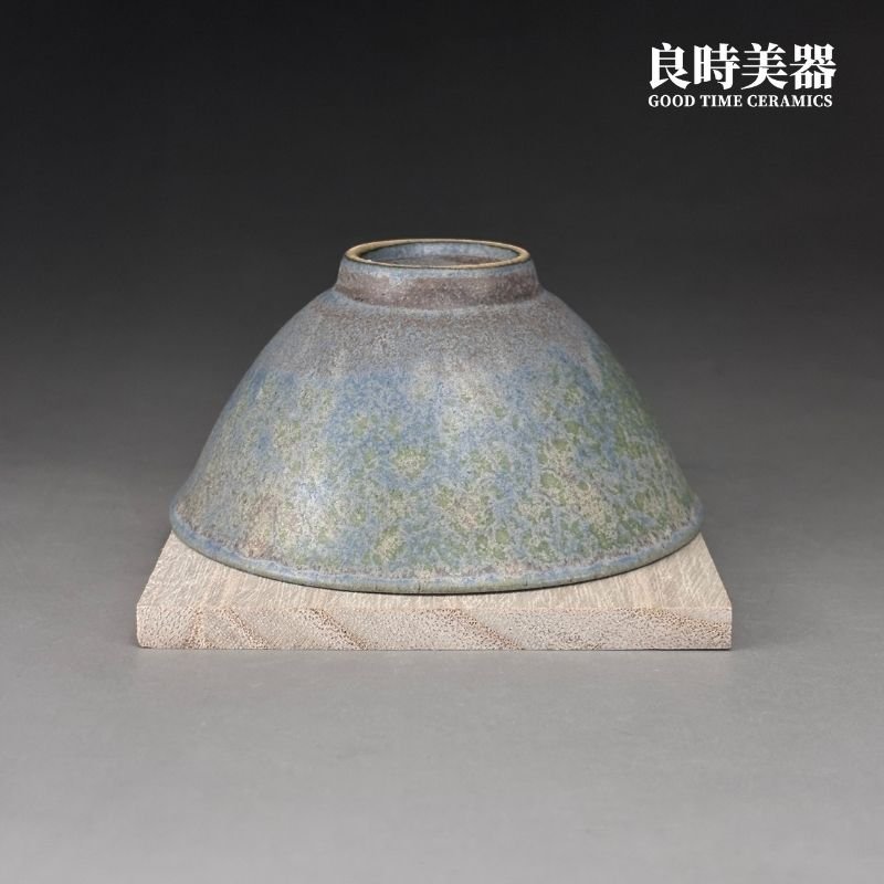 【永隆】釉變岩綠台灣陶藝杯 100ml