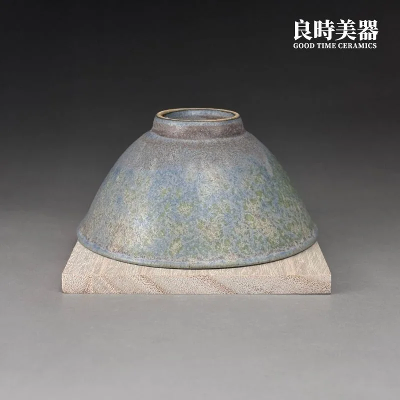 hmc2-26 (4) 【永隆】釉變岩綠陶藝杯 100ml