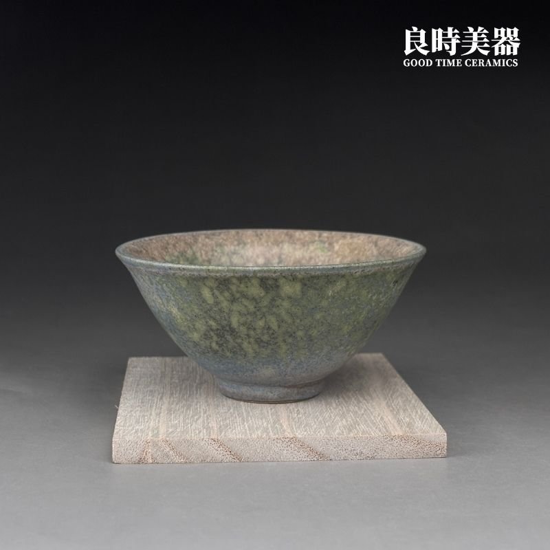 【永隆】釉變岩綠台灣陶藝杯 100ml