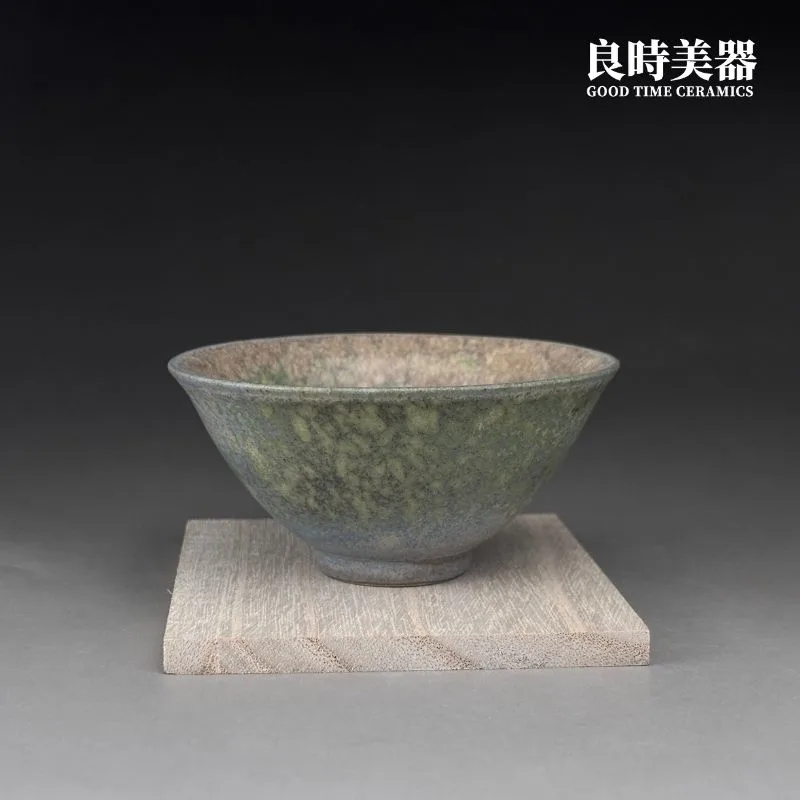 hmc2-26 (5) 【永隆】釉變岩綠陶藝杯 100ml